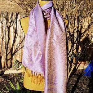 Lavender/Lilac wrap scarf